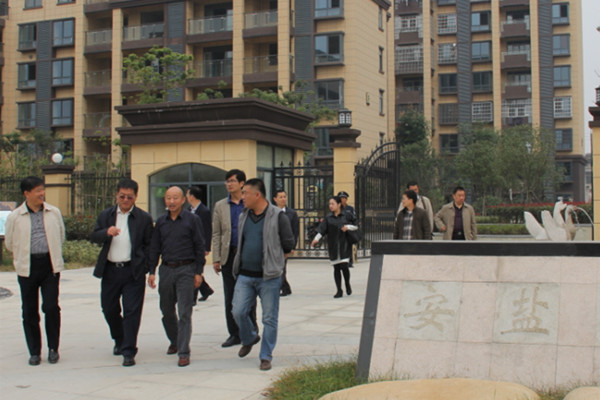 王书记一行旅行安盐曲阳国际小区